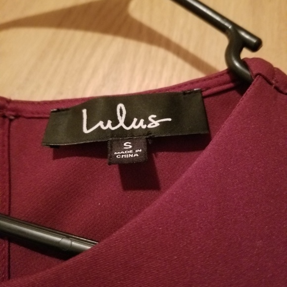 Maroon Lulu's dress - Picture 3 of 4